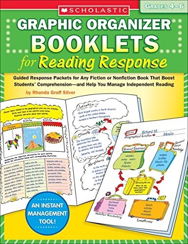 Graphic Organizer Booklets for Reading Response: Grades 4-6: Guided Response Packets for Any Fiction or Nonfiction Book That Boost Students Comprehen (Paperback)