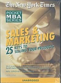 Sales & Marketing: 25 Keys to Selling Your Products (Audio CD)