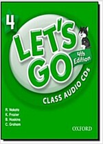 (4판)Let's Go 4: Class Audio CDs (CD 2장, 4th Edition)
