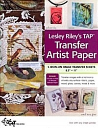 Lesley Rileys Tap Transfer Artist Paper 5-Sheet Pack: 5 Iron-On Image Transfer Sheets 8.5 X 11 (Other)