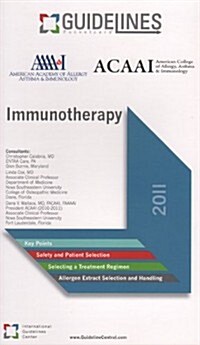 Immunotherapy Guidelines Pocketcard (Paperback, Spiral)