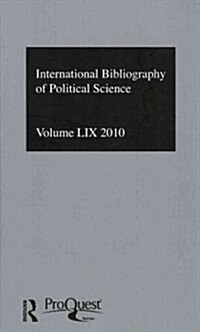 IBSS: Political Science: 2010 Vol.59 : International Bibliography of the Social Sciences (Hardcover)