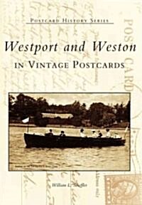 Westport and Weston in Vintage Postcards (Paperback)