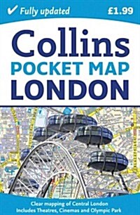 Collins London Pocket Map (Folded, Updated)