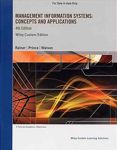 [중고] Management Information Systems: Concepts and Applications (Paperback , 4th)