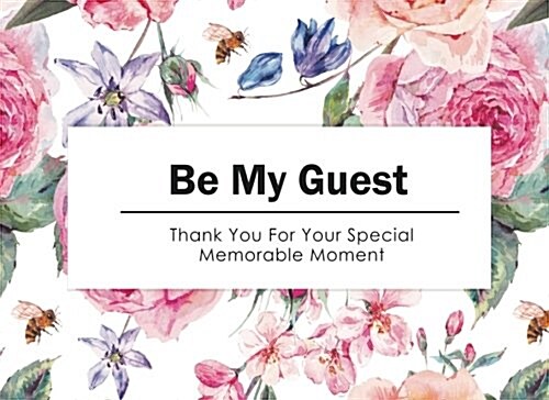 Softly Beautiful Flower Watercolor Guest Book (Paperback, GJR)