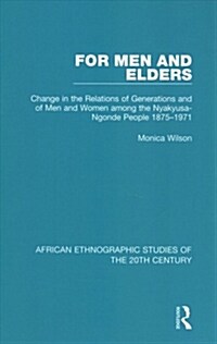 For Men and Elders (Hardcover)