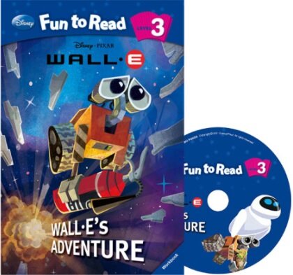 Disney Fun to Read Set 3-09 : WALL-Es Adventure (월-이) (Paperback + Workbook + Audio CD)