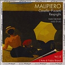 [수입] 말리피에로 & 레스피기 & 피제티 & 카셀라 : 피아노와 포르테 피아노를 위한 작품집