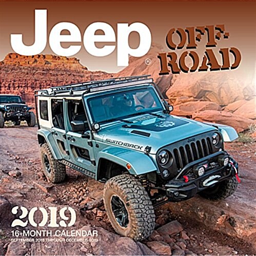 Jeep Off-Road 2019: 16-Month Calendar September 2018 Through December 2019 (Wall)