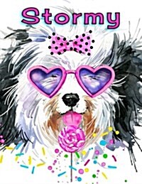 Stormy: Personalized Book with Name, Journal, Notebook, Diary, 105 Lined Pages, 8 1/2 x 11, Birthday, Friendship, Christmas (Paperback)