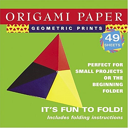 Origami Paper Geometric Prints [With Origami Paper (49 Sheets)] (Paperback)