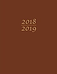 Large 2019 Planner Brown (Paperback)