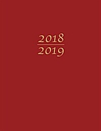 Large 2019 Planner Red (Paperback)
