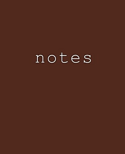 Notes: Coffee Retro Notes Journal (Blank/Lined) (Paperback)