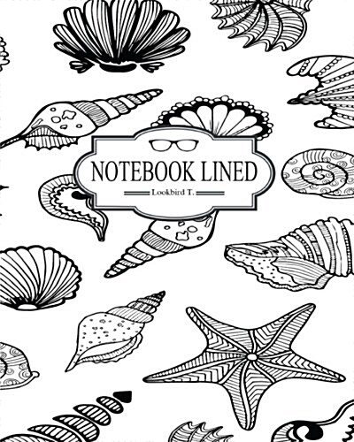 Notebook: Hand Drawn Shells Collection: Notebook Journal Diary, 120 pages, 8 x 10 (Notebook Lined, Blank No Lined) (Paperback)