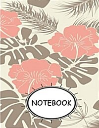 Notebook: Flower 7: Journal Diary, Lined pages (Composition Book Journal) (8.5 x 11) (Paperback)
