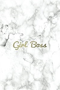 Girl Boss: Bullet Journal Motivational Quote Dot Grid Journal (Paperback)