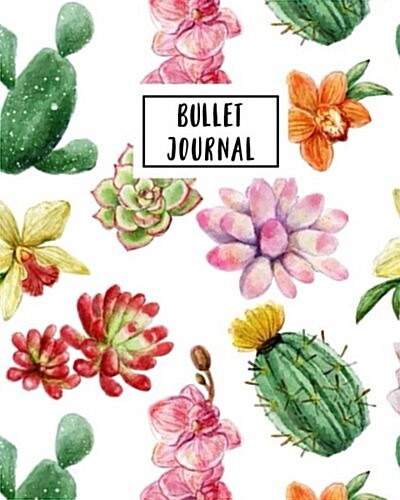 Bullet Journal: 160 Dot Grid Pages, Notebook Dotted Grid, Bullet Journal Sample Ideas (Size 8x10 Inches) (Paperback)