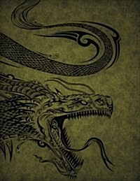 Dragon Sketchbook: Blank Art Pad Notebook Journal (Paperback)