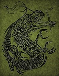 Dragon Sketchbook: Blank Art Pad Notebook Journal (Paperback)