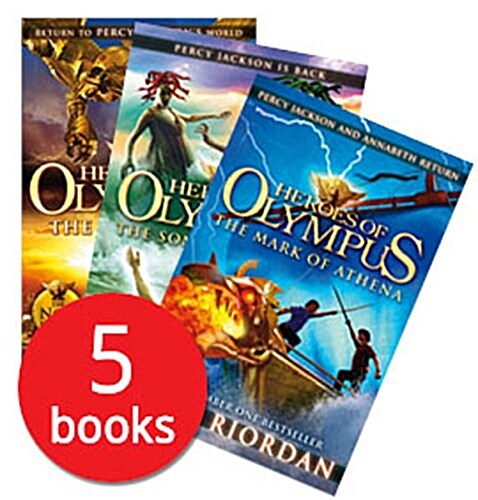 Heroes of Olympus Collection 5 Books Set (5 Paperbacks)