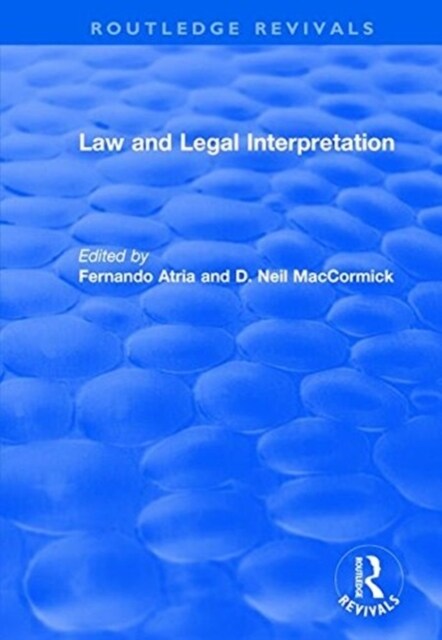 Law and Legal Interpretation (Paperback, 1)