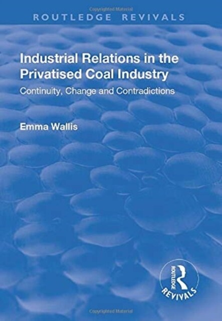 Industrial Relations in the Privatised Coal Industry : Continuity, Change and Contradictions (Paperback)