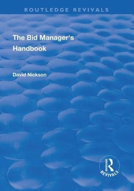 The Bid Managers Handbook (Paperback, 1)