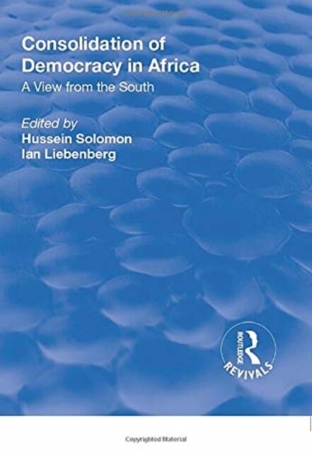 Consolidation of Democracy in Africa : A View from the South (Paperback)