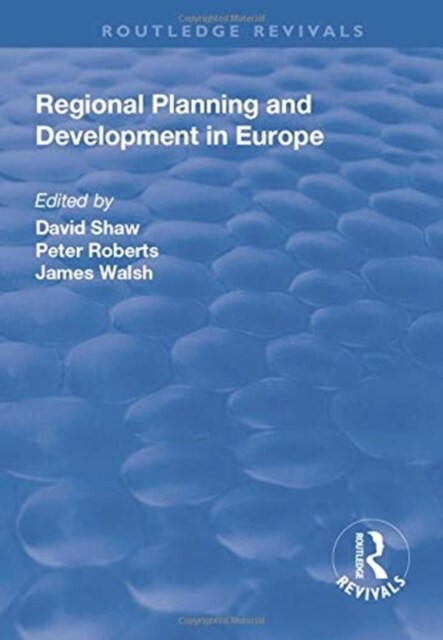 Regional Planning and Development in Europe (Paperback, 1)