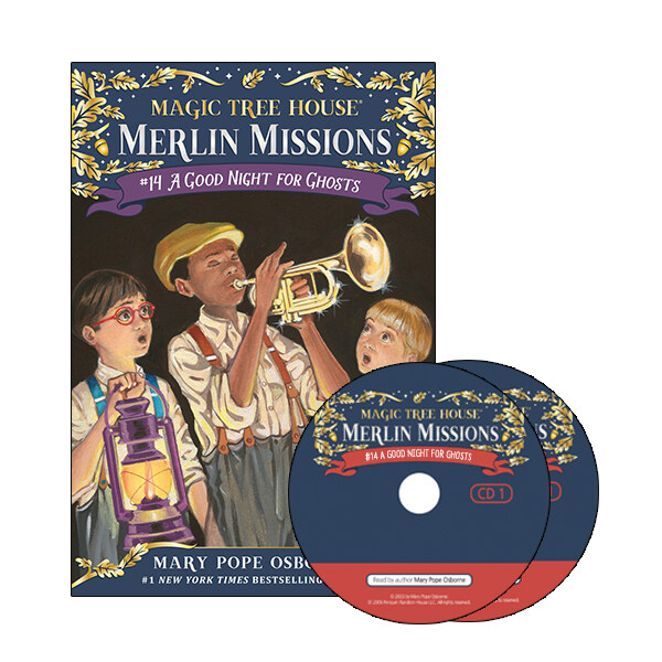[중고] Merlin Mission #14 : A Good Night for Ghosts (Paperback + CD )