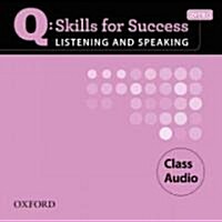 [중고] Q Skills for Success Listening and Speaking: Intro: Class CD (CD-Audio)