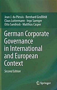German Corporate Governance in International and European Context (Hardcover, 2, 2012)