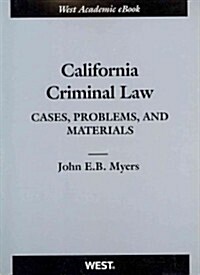 California Criminal Law (Paperback)