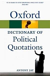 Oxford Dictionary of Political Quotations (Paperback, 4 Revised edition)