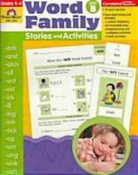 Word Family Stories and Activities, Kindergarten - Grade 2 (Level B), Teacher Resource (Paperback, Teacher)