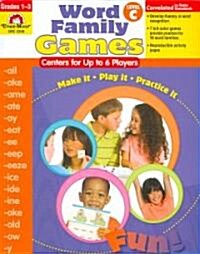 [Evan-Moor] Word Family Games Level C (Paperback)