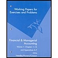 Financial & Managerial Accounting Working Papers: Volume I (Paperback, 7th)