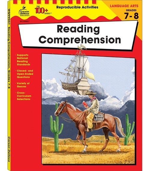 [중고] Reading Comprehension, Grades 7-8 (Paperback)