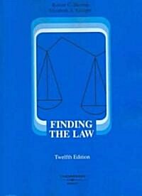 Finding the Law (Paperback, 12th)