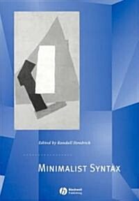 Minimalist Syntax (Paperback)
