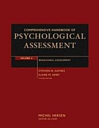 Comprehensive Handbook of Psychological Assessment, Volume 3: Behavioral Assessment (Hardcover)