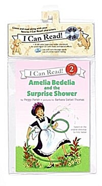 Amelia Bedelia and the Surprise Shower Book and CD [With CD (Audio)] (Paperback)
