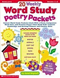 20 Weekly Word Study Poetry Packets (Paperback)