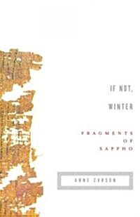 If Not, Winter: Fragments of Sappho (Paperback)