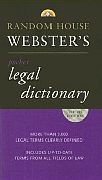 Random House Websters Pocket Legal Dictionary (Paperback, 3)