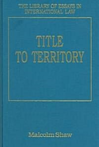 Title to Territory (Hardcover)