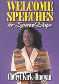 Welcome Speeches for Special Days (Paperback)