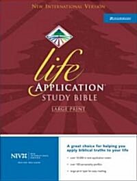 The Niv Life Application Large Print Study Bible Black (Paperback, Large Print)